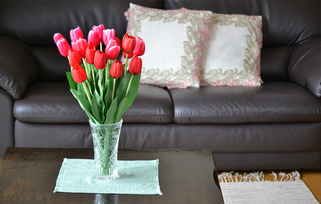 Red tulips